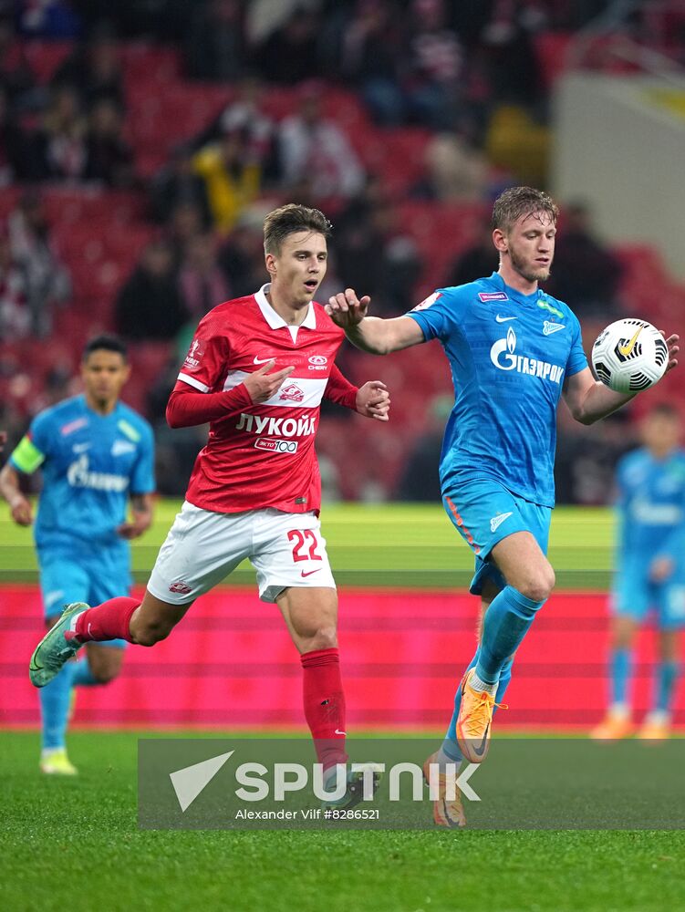 Russia Soccer Cup Spartak - Zenit