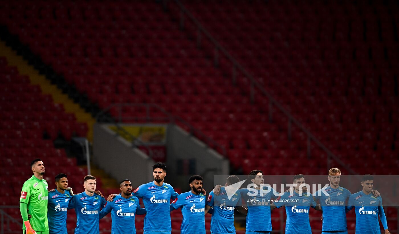 Russia Soccer Cup Spartak - Zenit