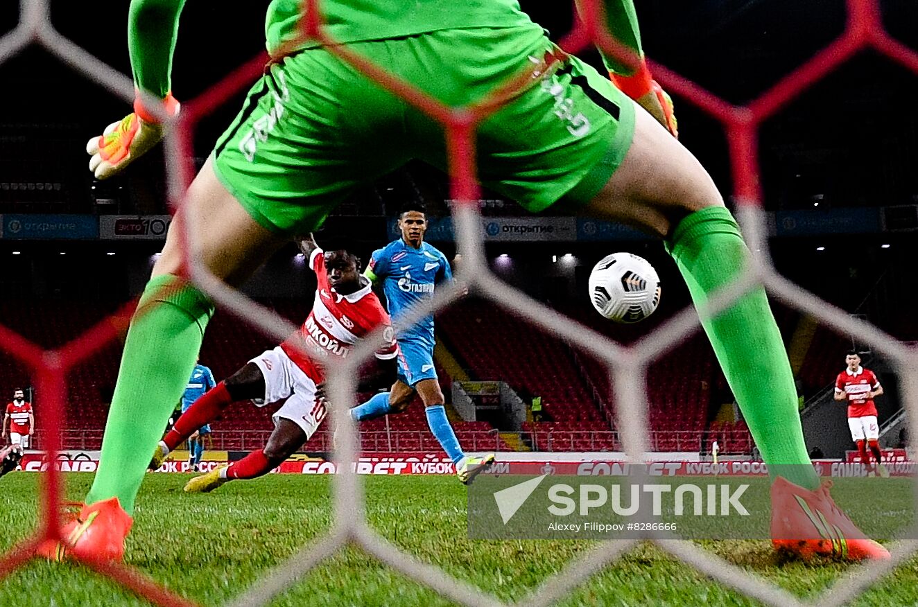 Russia Soccer Cup Spartak - Zenit