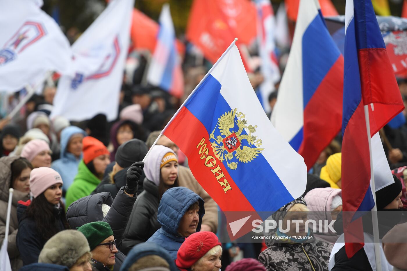 Russia New Territories Accession Celebrations Regions