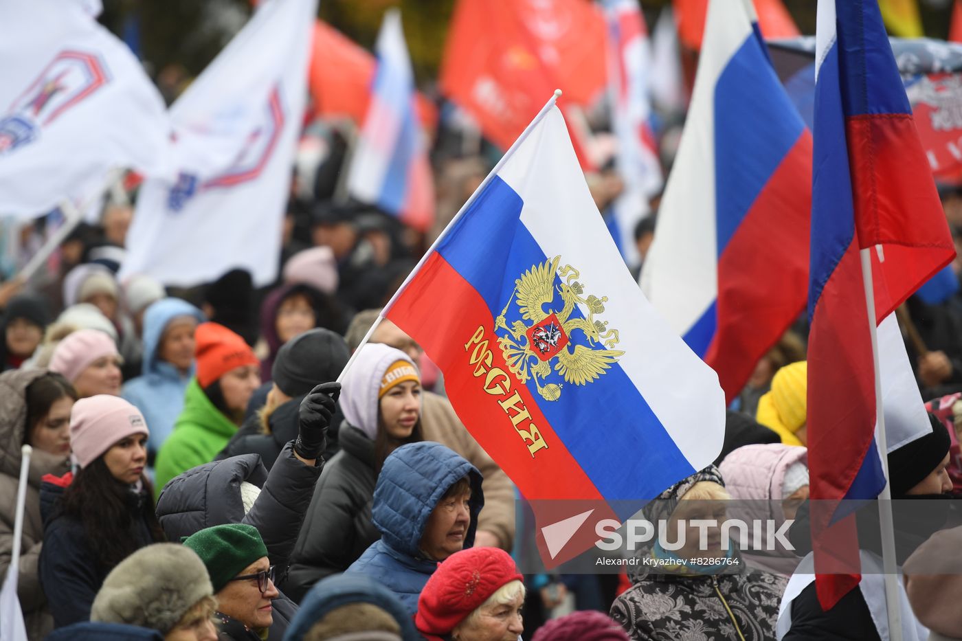 Russia New Territories Accession Celebrations Regions