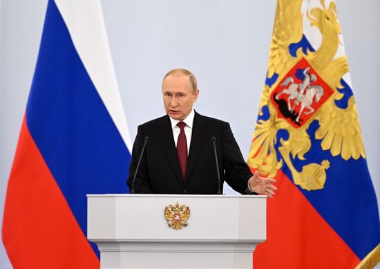 Russia Putin New Territories Accession