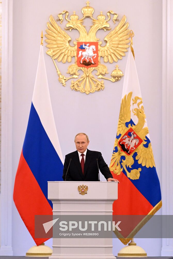 Russia Putin New Territories Accession