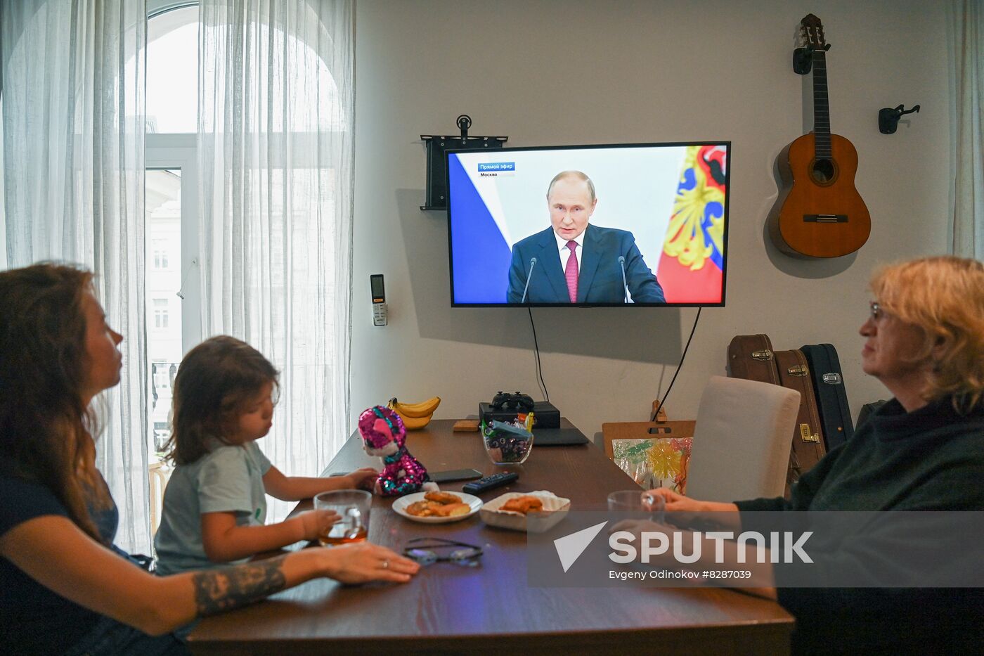 Russia Putin New Territories Accession Broadcast