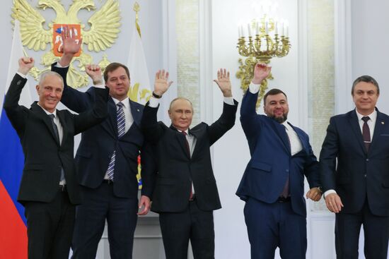 Russia Putin New Territories Accession