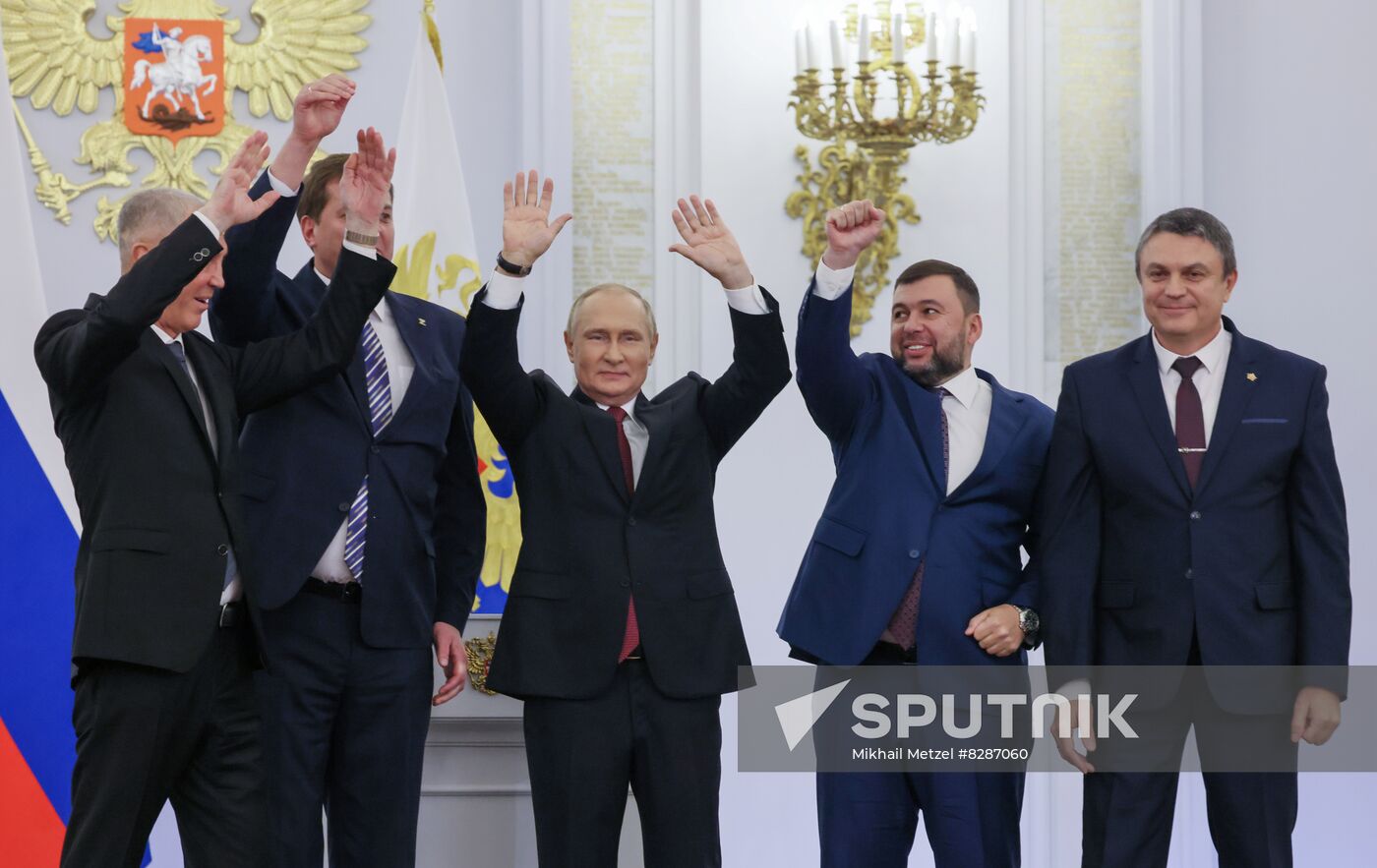 Russia Putin New Territories Accession