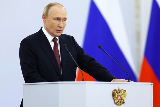 Russia Putin New Territories Accession