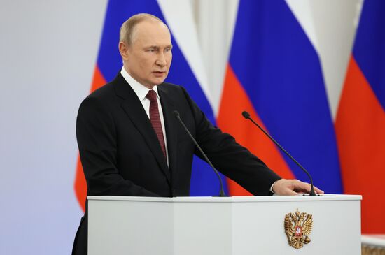 Russia Putin New Territories Accession