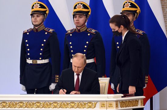 Russia Putin New Territories Accession