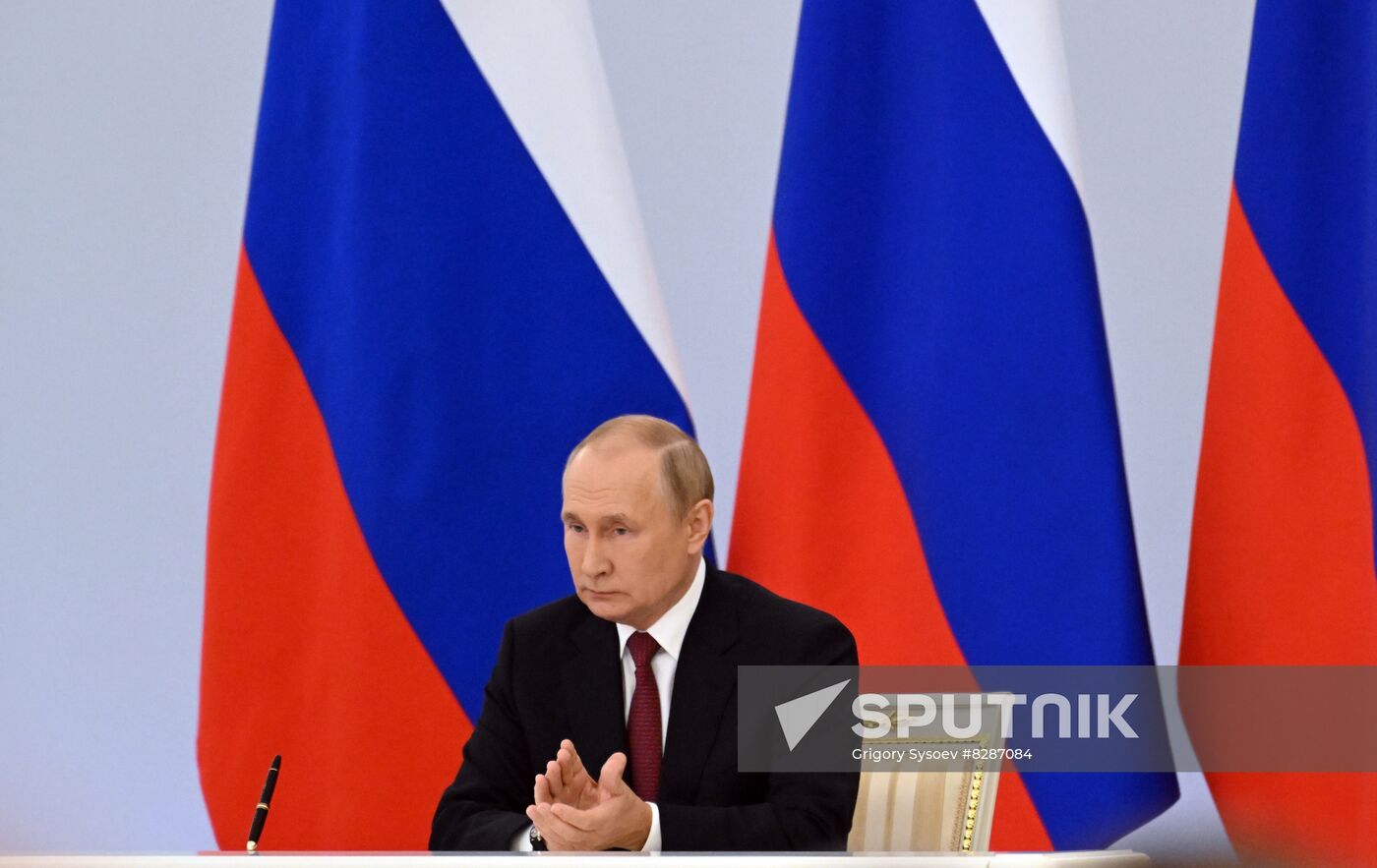 Russia Putin New Territories Accession