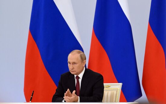 Russia Putin New Territories Accession