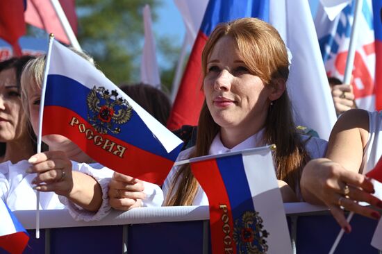 Russia New Territories Accession Celebrations Regions