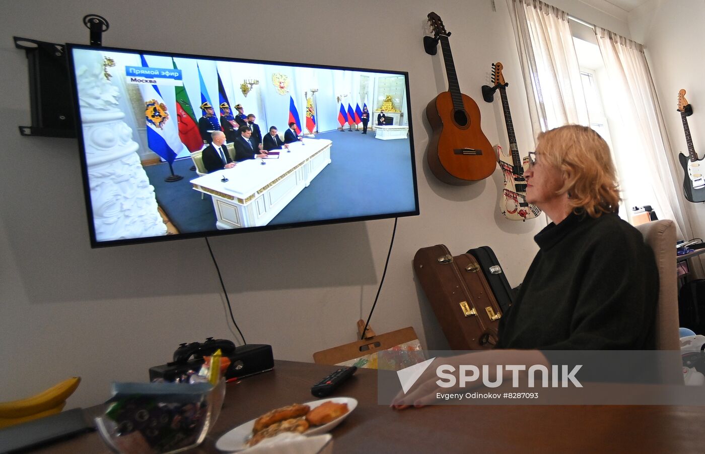 Russia Putin New Territories Accession Broadcast