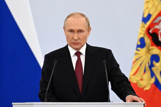 Russia Putin New Territories Accession