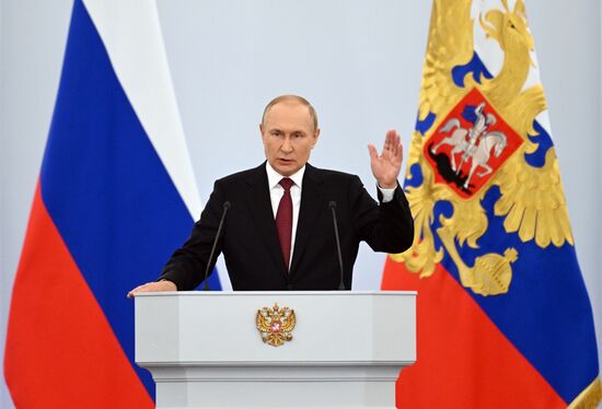 Russia Putin New Territories Accession