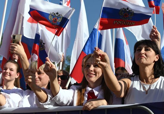 Russia New Territories Accession Celebrations Regions
