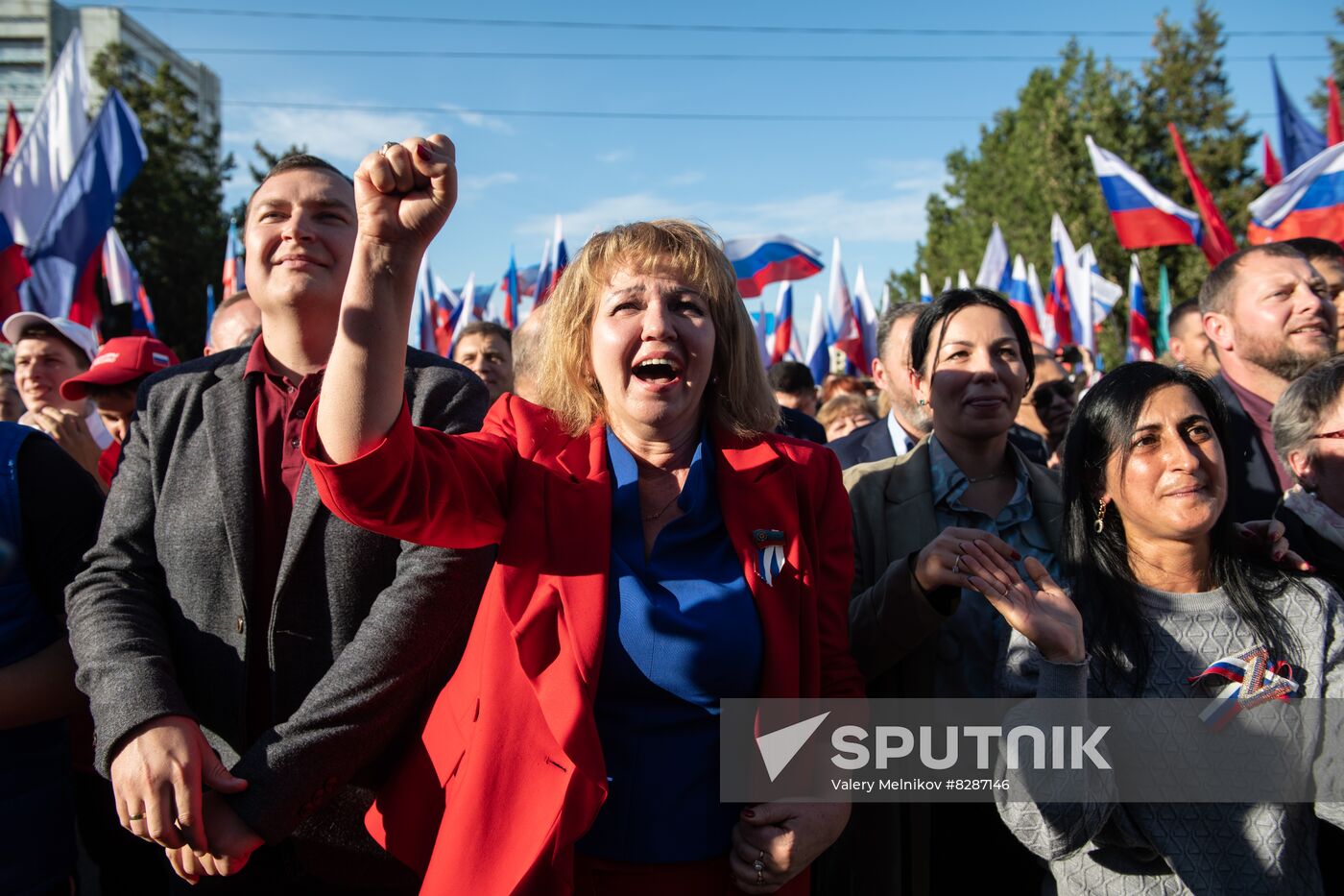 DPR LPR Russia Accession Celebrations