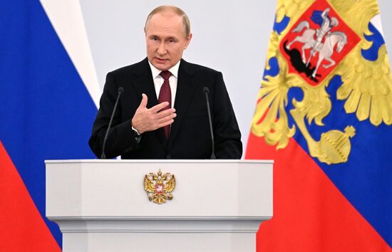 Russia Putin New Territories Accession