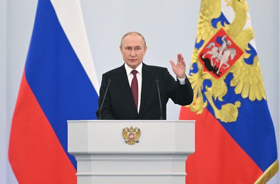 Russia Putin New Territories Accession