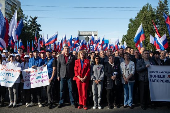 DPR LPR Russia Accession Celebrations
