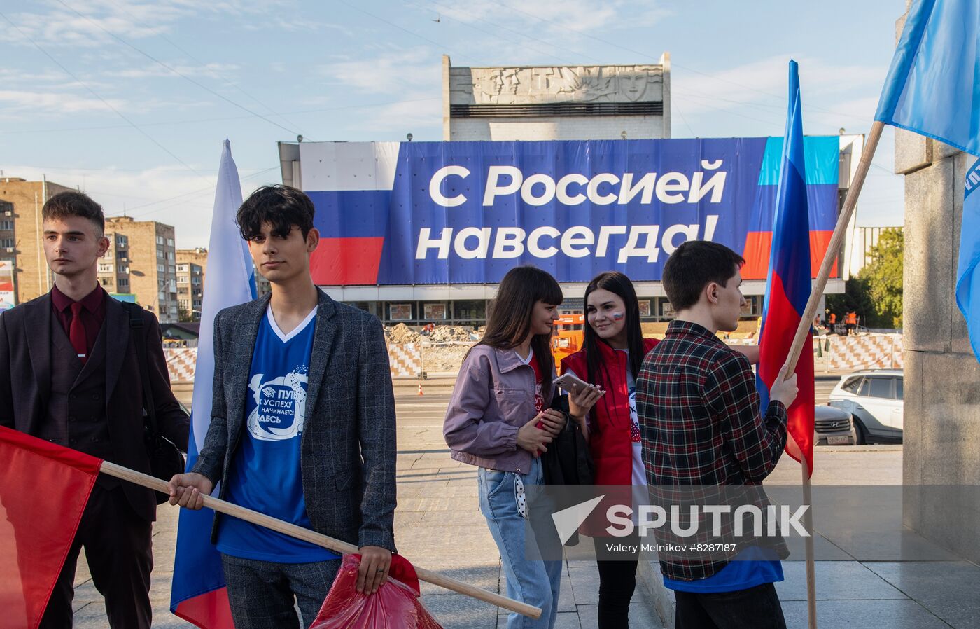 DPR LPR Russia Accession Celebrations