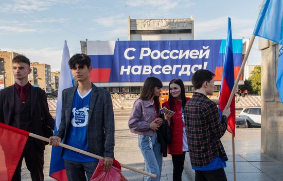 DPR LPR Russia Accession Celebrations