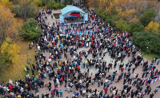 Russia New Territories Accession Celebrations Regions