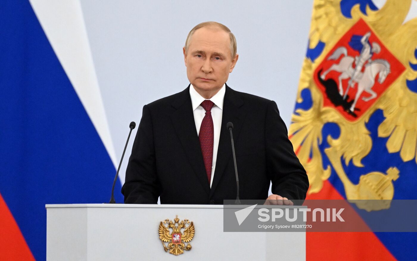 Russia Putin New Territories Accession