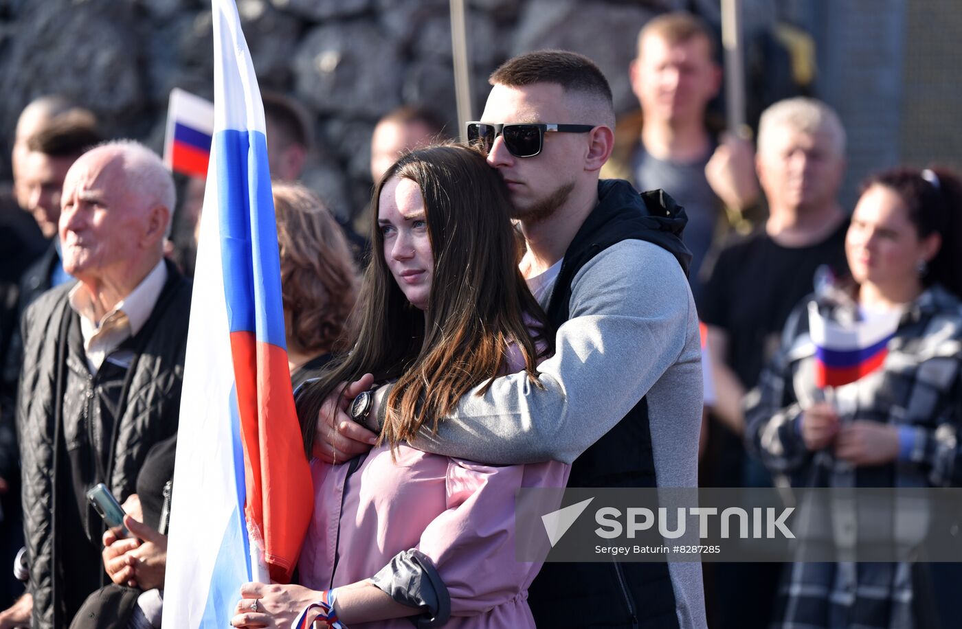 DPR Russia Accession Rally