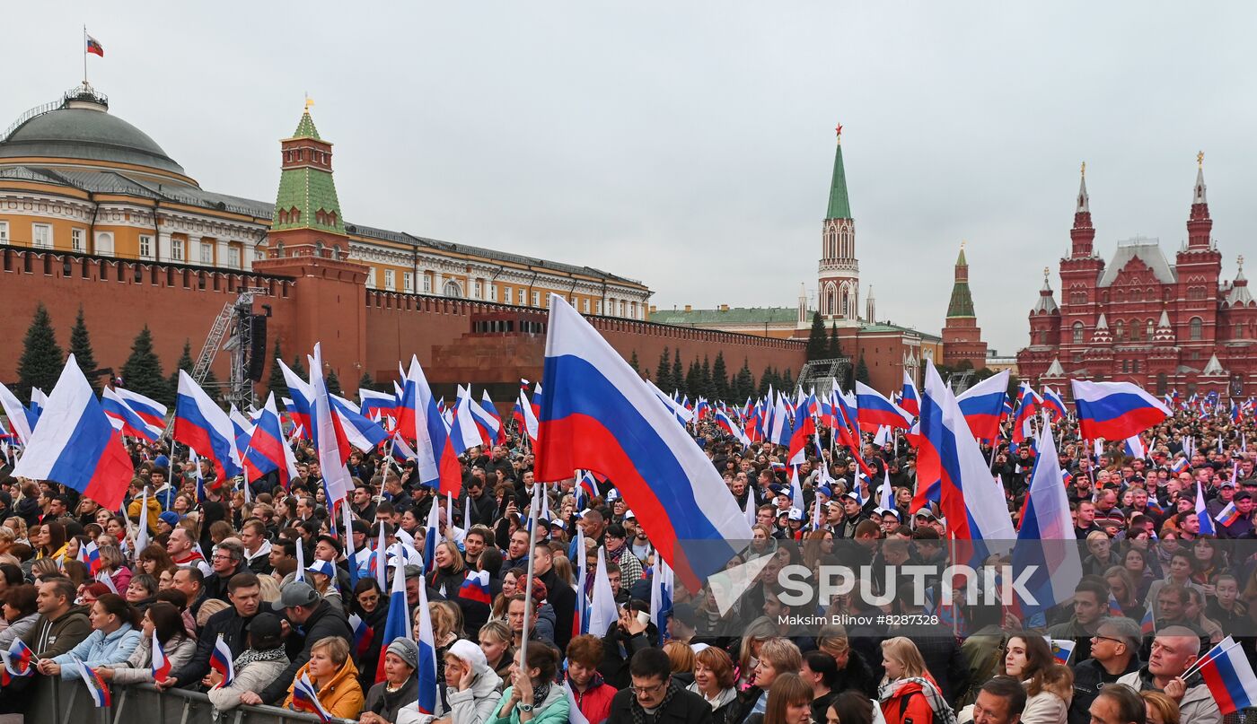 Russia New Territories Accession Celebrations