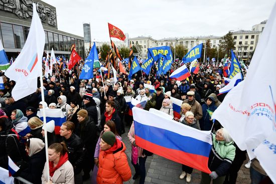 Russia New Territories Accession Celebrations Regions