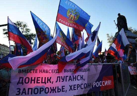 Russia New Territories Accession Celebrations Regions