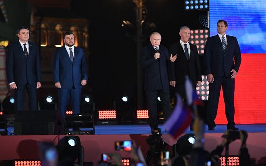 Russia New Territories Accession Celebrations