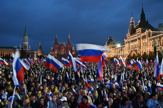 Russia New Territories Accession Celebrations