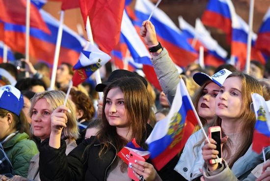 Russia New Territories Accession Celebrations