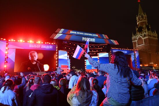 Russia New Territories Accession Celebrations