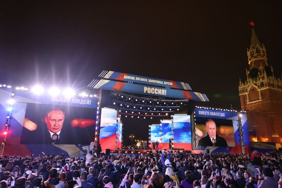 Russia New Territories Accession Celebrations