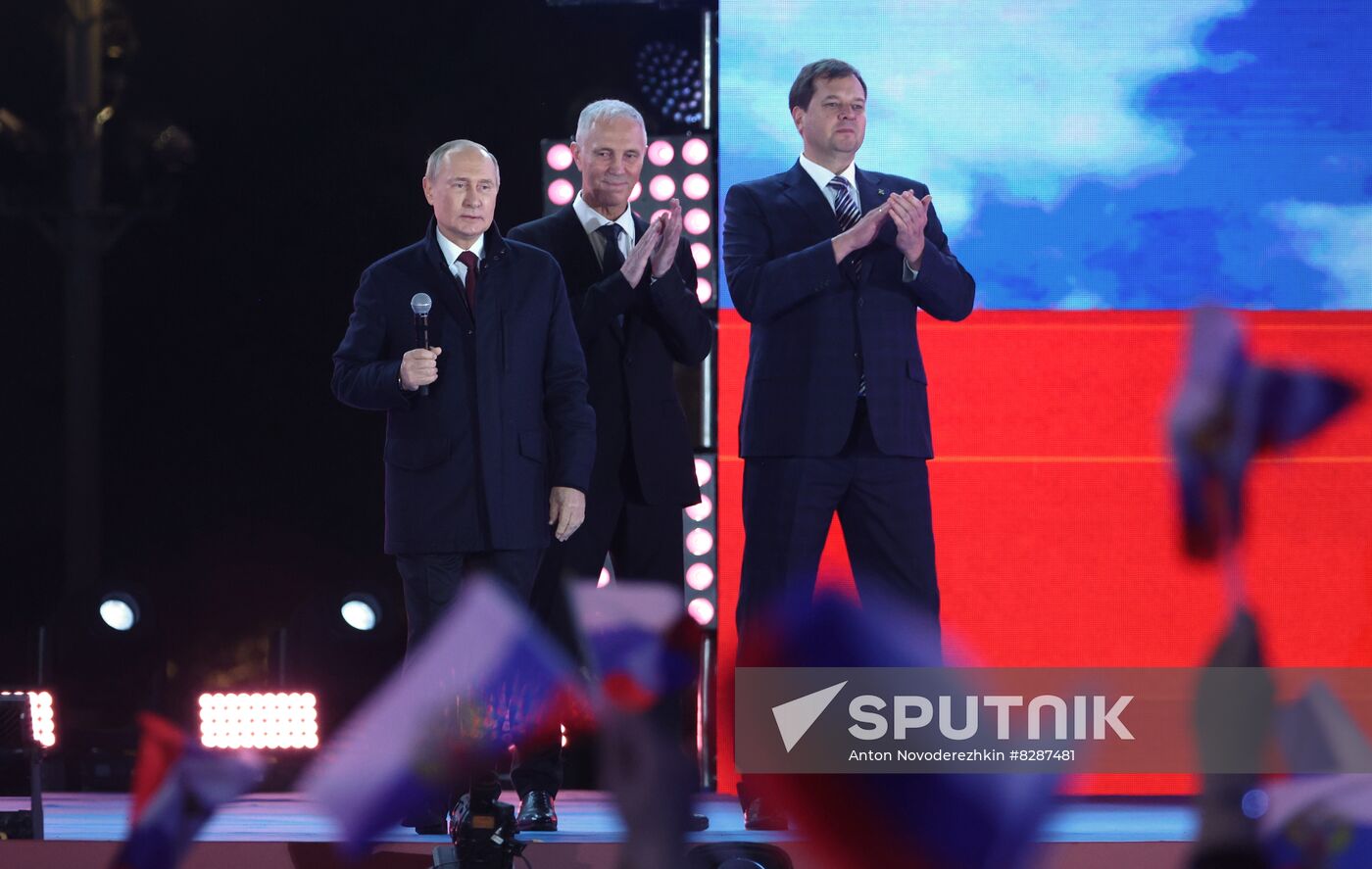 Russia New Territories Accession Celebrations