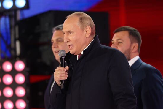Russia New Territories Accession Celebrations
