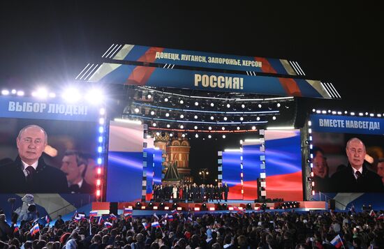 Russia New Territories Accession Celebrations