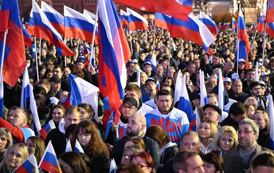 Russia New Territories Accession Celebrations