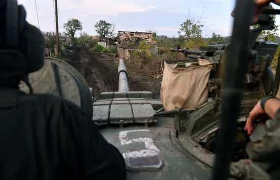 LPR Russia Ukraine Military Operation Tank Unit