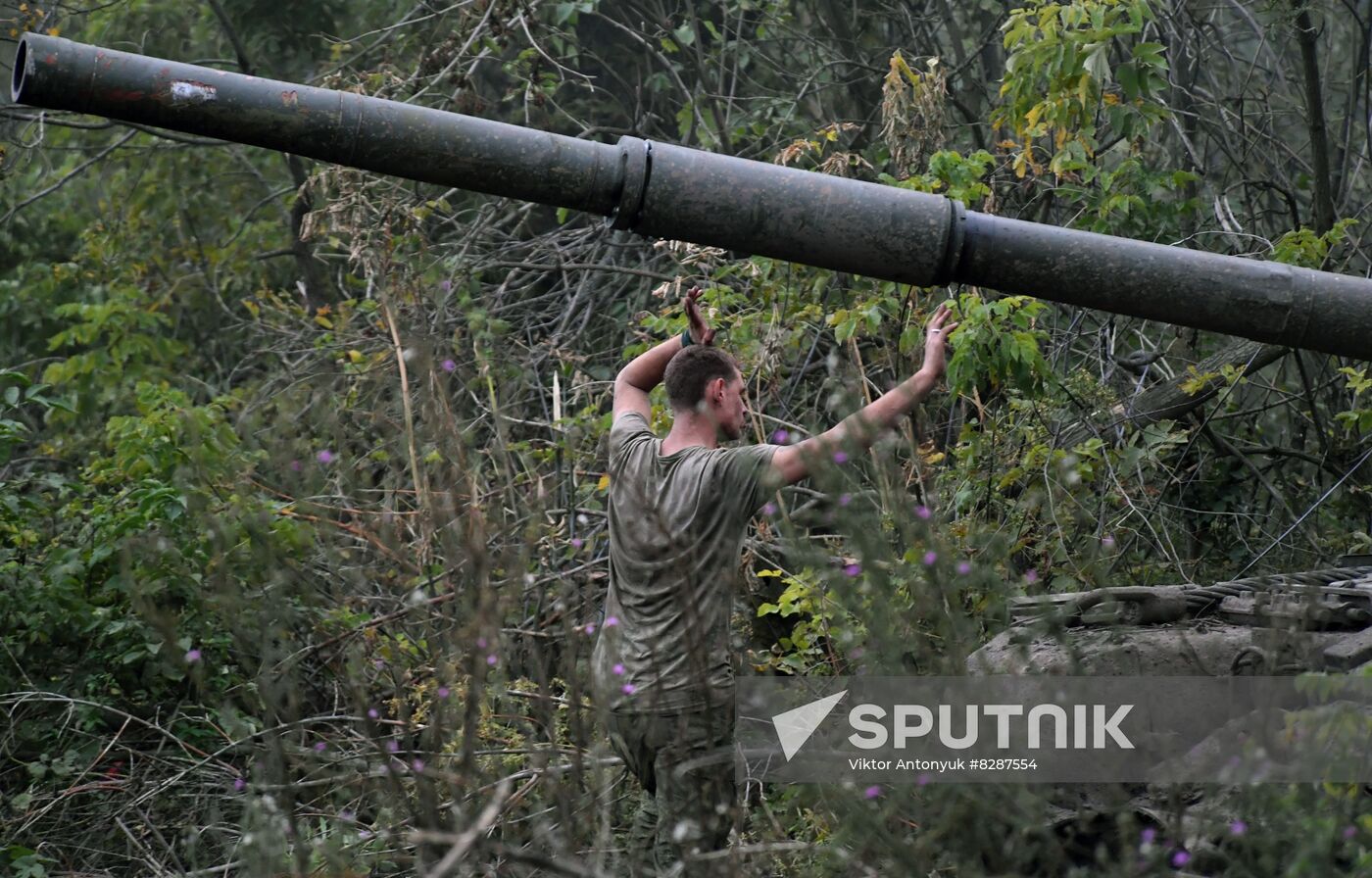 LPR Russia Ukraine Military Operation Tank Unit