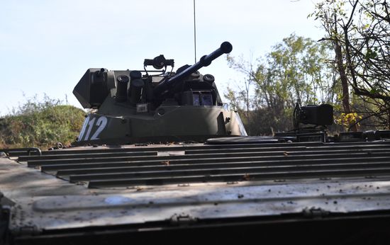 LPR Russia Ukraine Military Operation Tank Unit