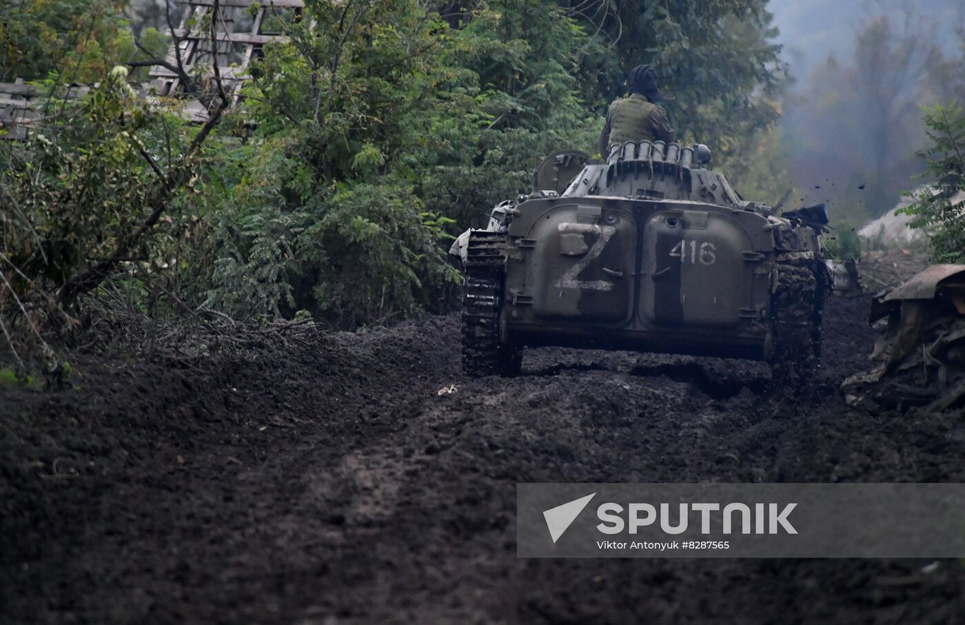 LPR Russia Ukraine Military Operation Tank Unit