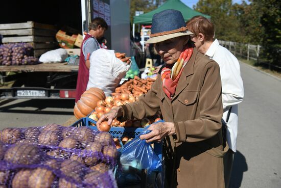 Russia Crimea Food Market