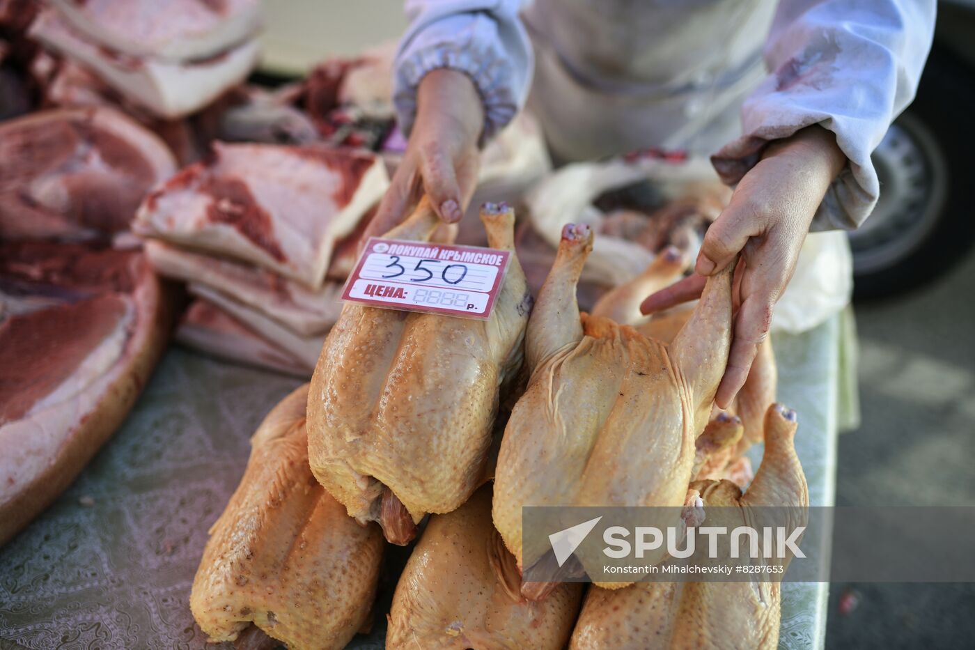 Russia Crimea Food Market