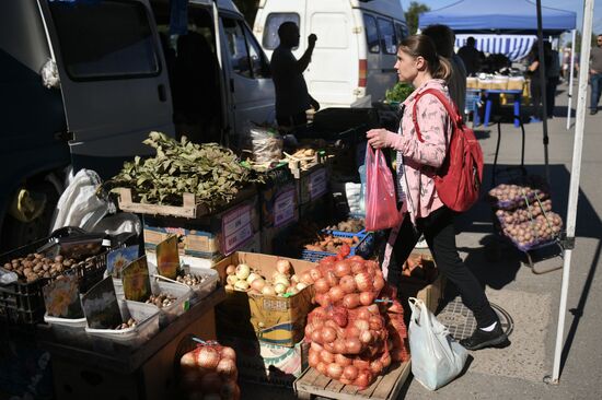 Russia Crimea Food Market