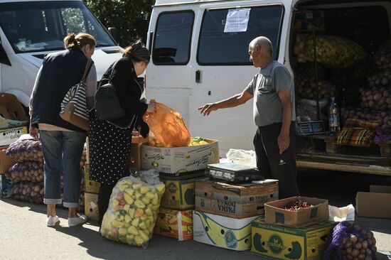 Russia Crimea Food Market