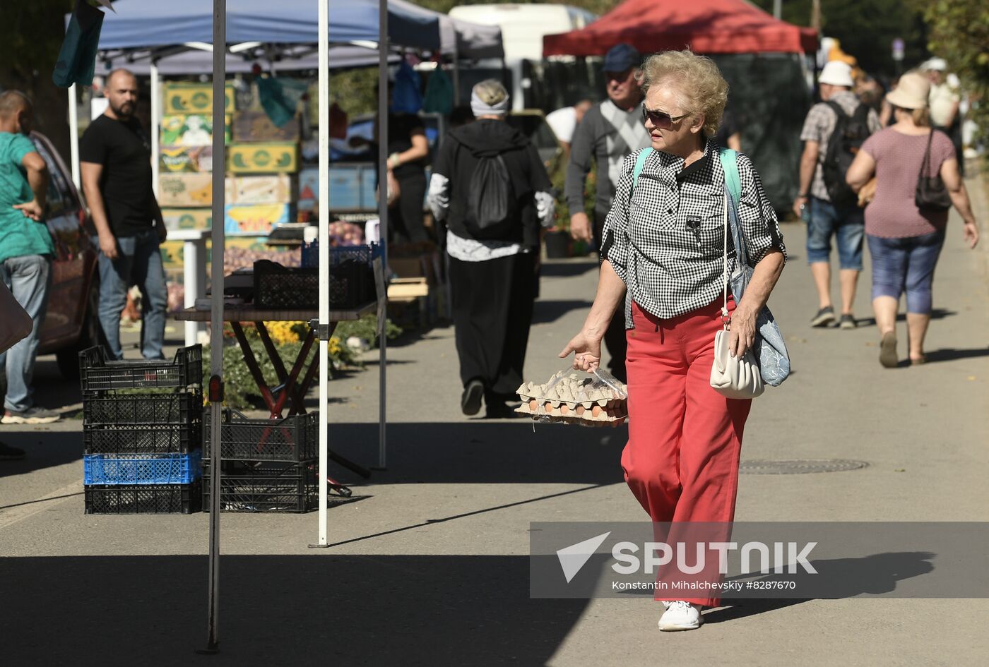 Russia Crimea Food Market